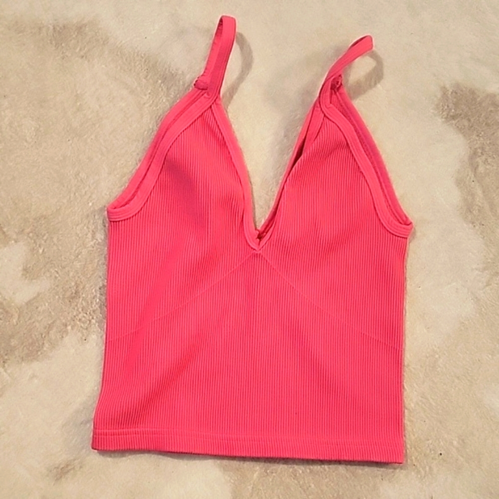 Free People Movement x The Class V Neck rib Tank Top M/L
